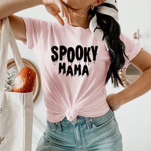 Pink Spooky Mama T Shirt